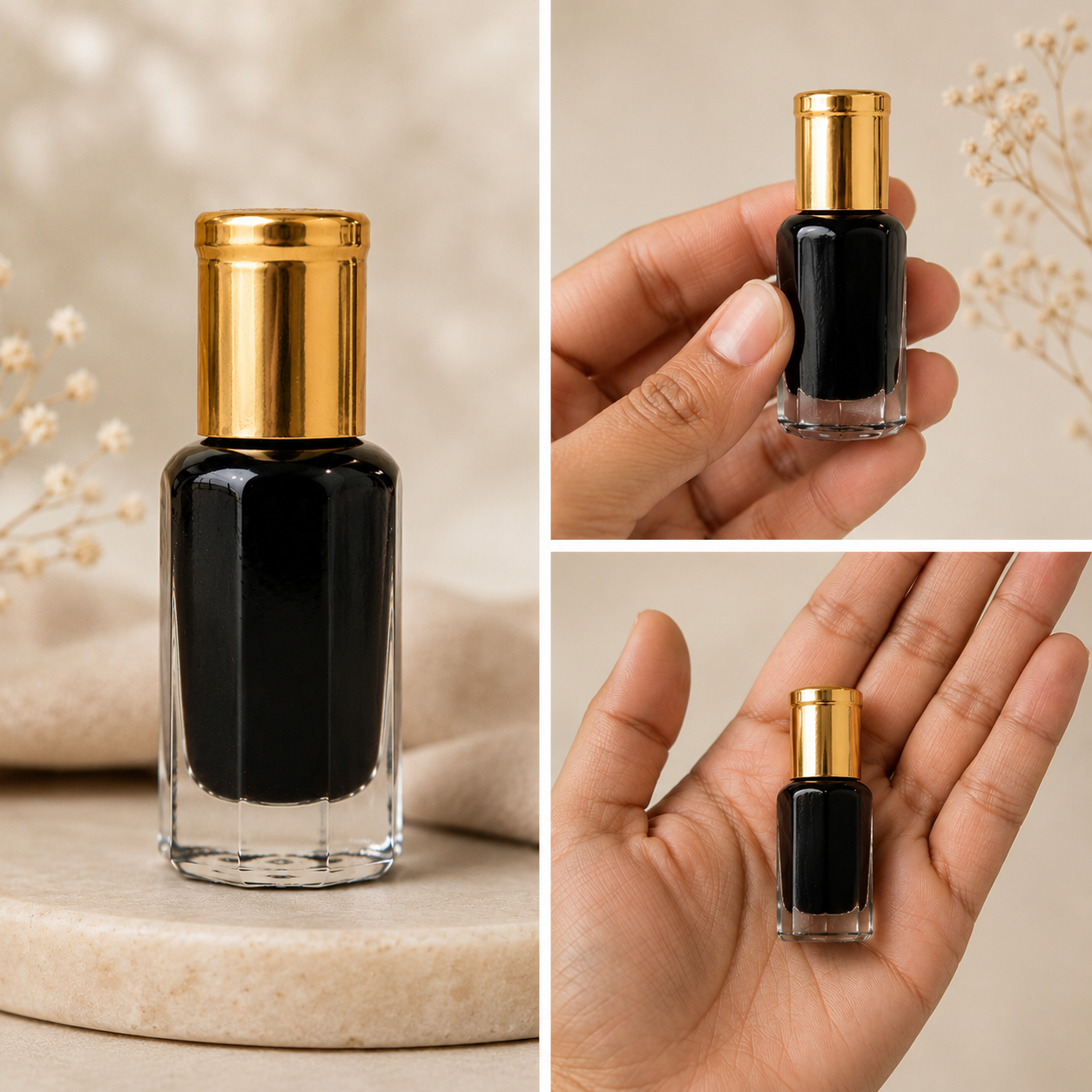 ASAFWA Pure Black Deer Musk Perfume Oil